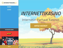 Tablet Screenshot of internettikasino.com